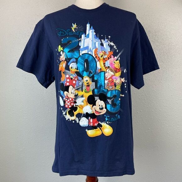 Disney Tops - Disney 2013 Short Sleeve T-Shirt Size L EUC